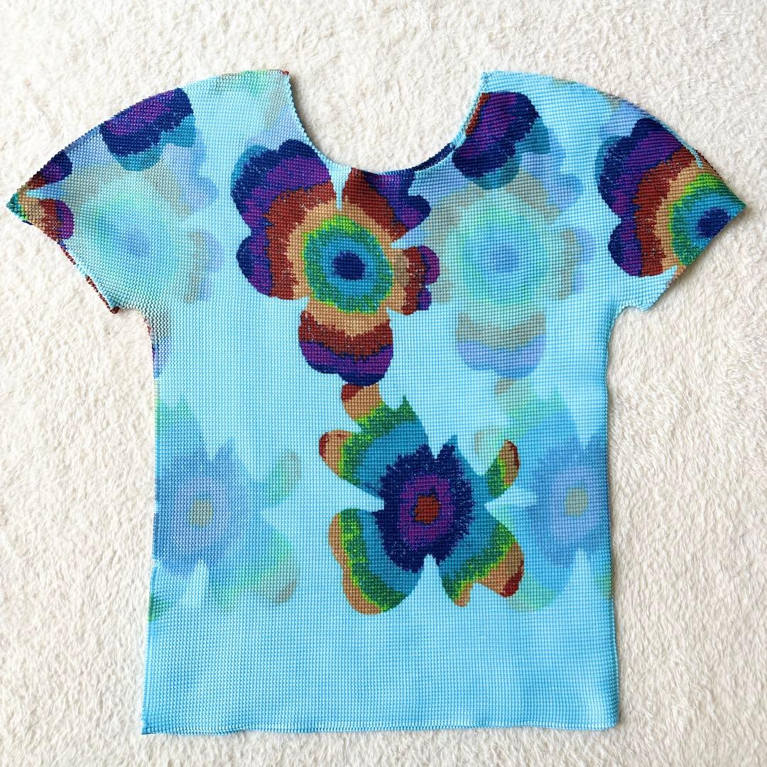 【希少品】ISSEY MIYAKE ME ミーバイイッセイミヤケ プリーツ 花柄