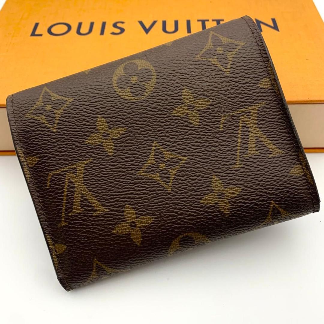 鑑定済み ルイヴィトン ポルトフォイユ ヴィクトリーヌ 財布 コンパクト ピンク