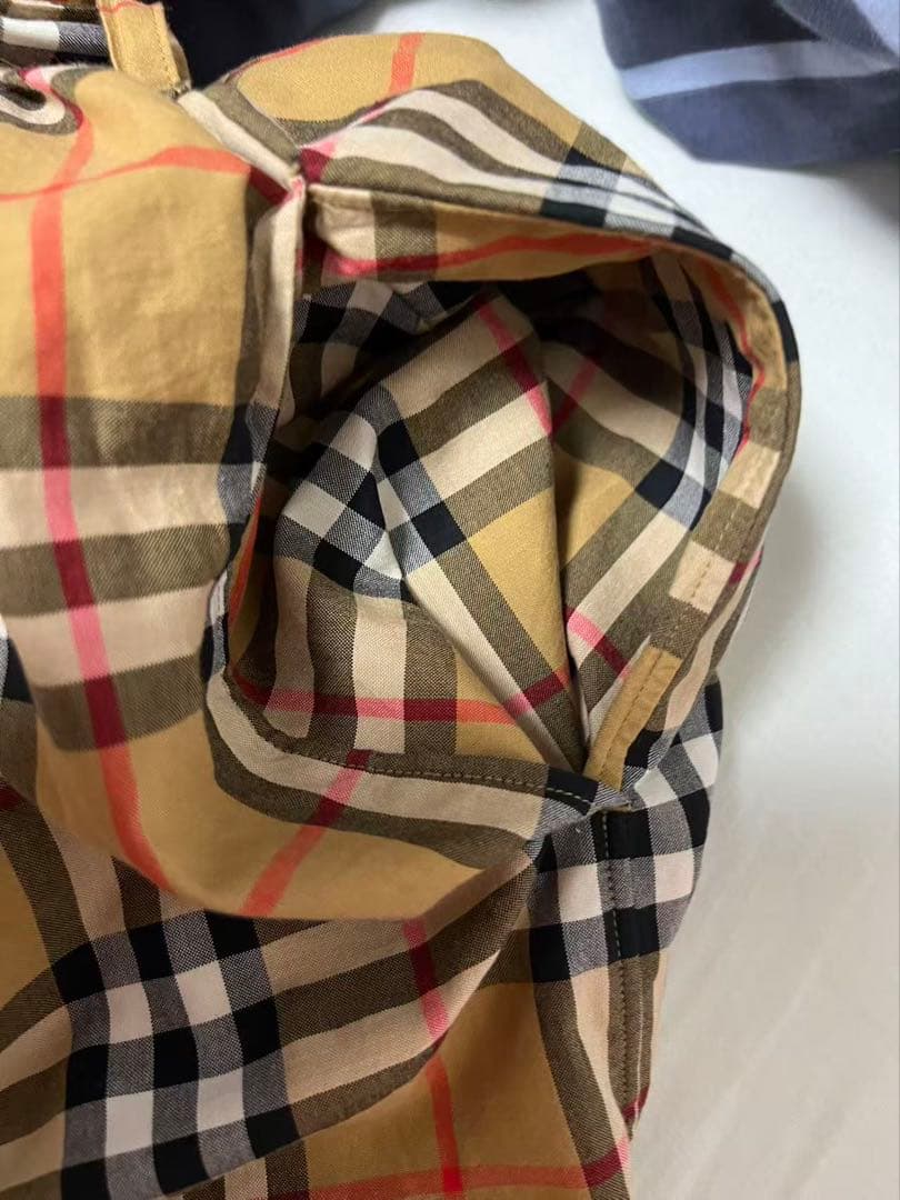 BURBERRY チェック柄 シャツワンピース UK 8