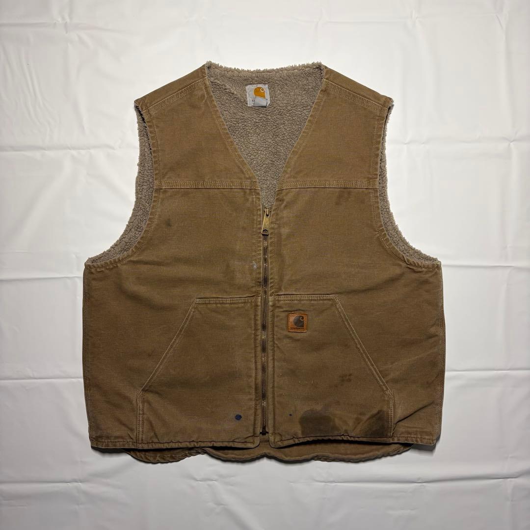 [L] Carhartt - V26 FRB ベスト ブラウン 00s 90s