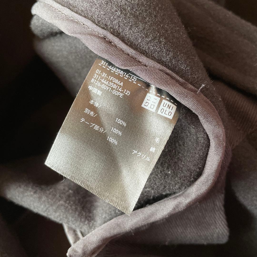 【UNIQLO+J】ウールオーバーサイズダッフルコート　フード付き　XXL