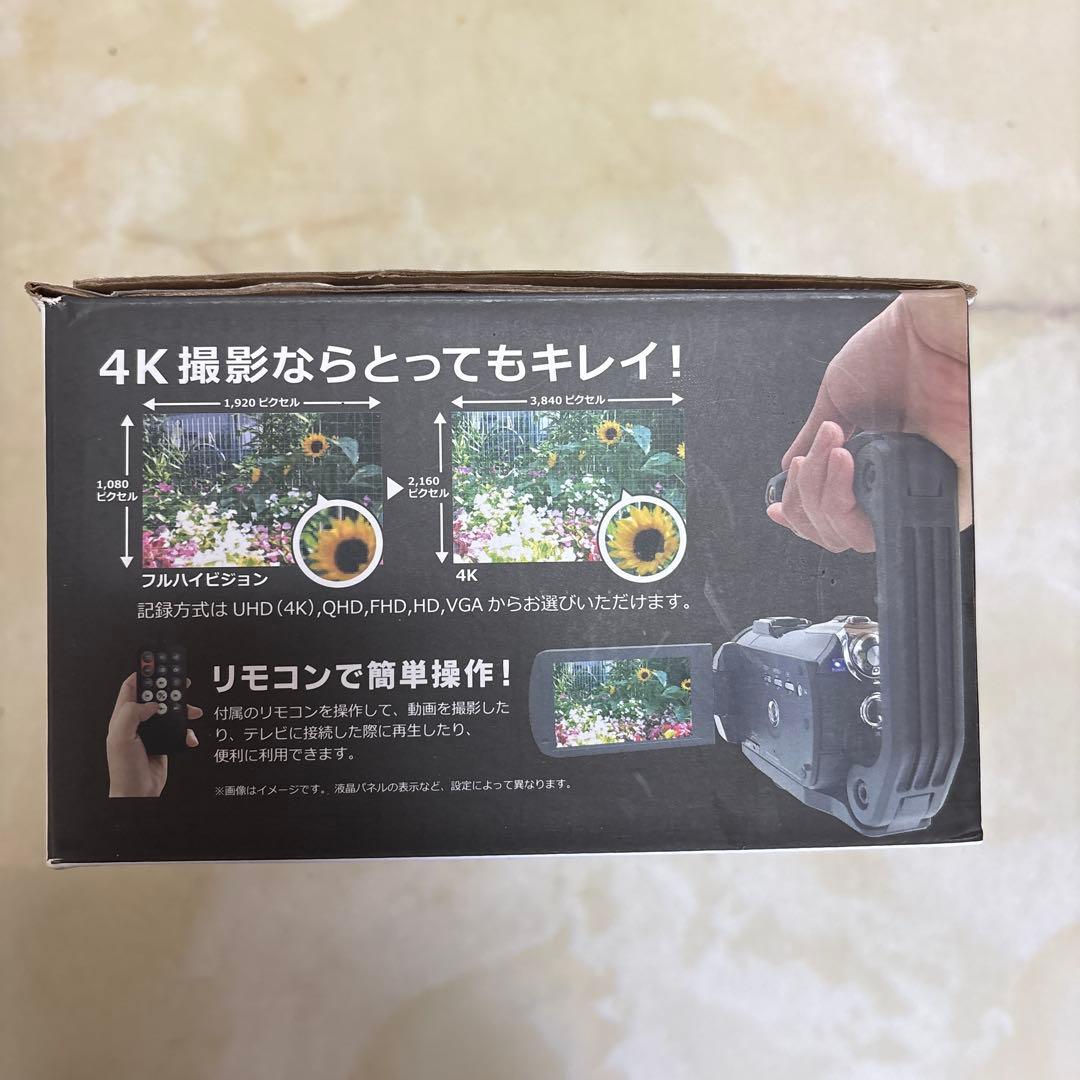 4Kビデオカメラ　DV-AC3-BK