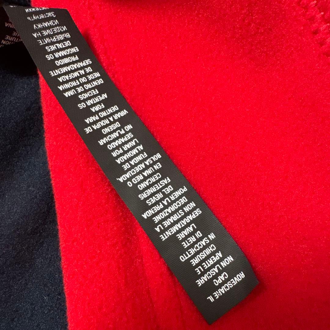 美品　RLX RALPHLAURENSPORTS ベスト　レッド　フリース　S