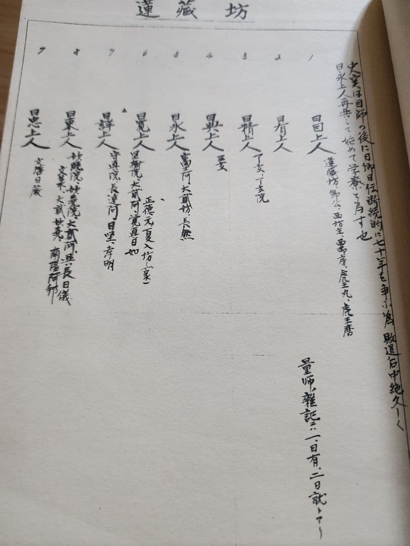 《日蓮正宗由緒寺院》能勢順道編【末寺歴代譜】上下2冊揃い　和装
