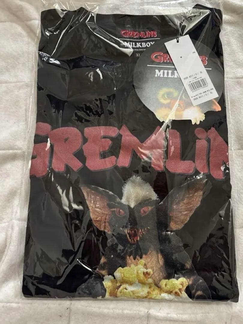 ミルクボーイ　GREMLINS POPCORN L.S. Tシャツ　新品未開封