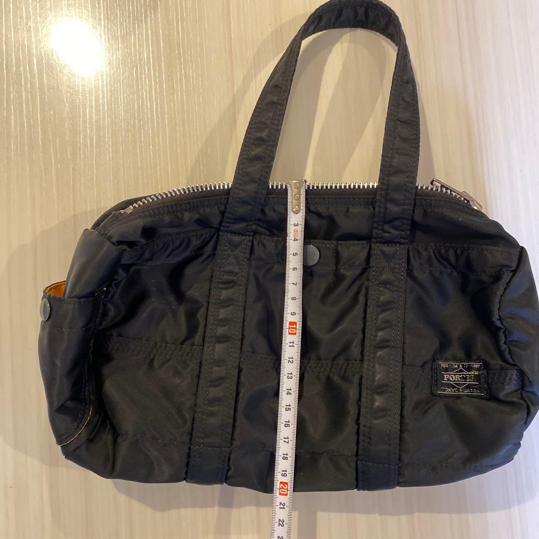 ま*き様 PORTER タンカー ダッフルバッグミニボストン ミニドラム　ブラッ