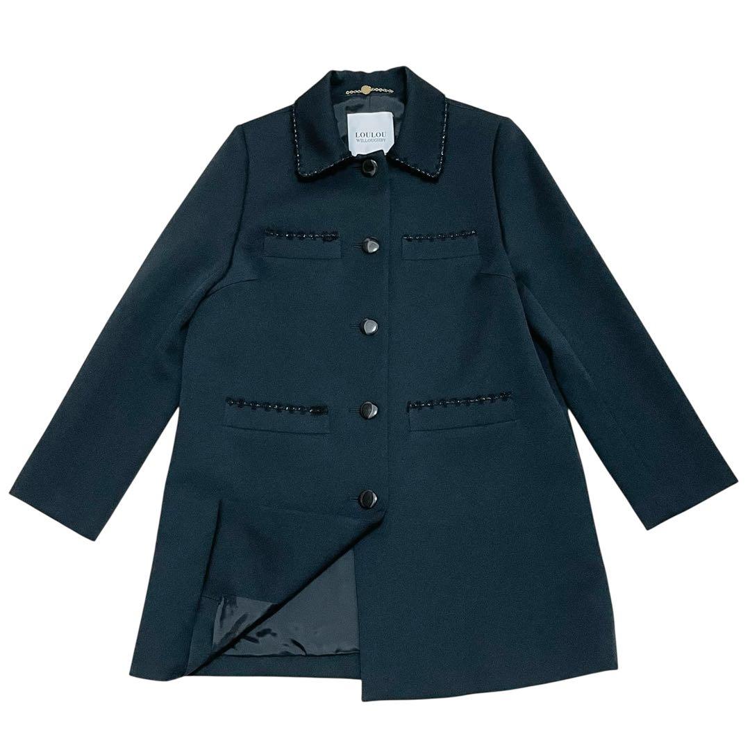 新品✨　25SS 定価6.6万　ルルウィルビー　ステンカラーコート　ジャケット