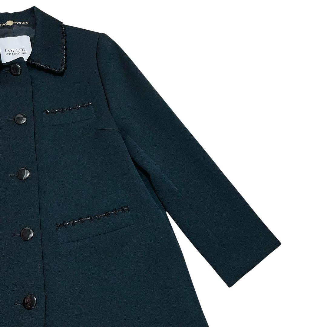 新品✨　25SS 定価6.6万　ルルウィルビー　ステンカラーコート　ジャケット