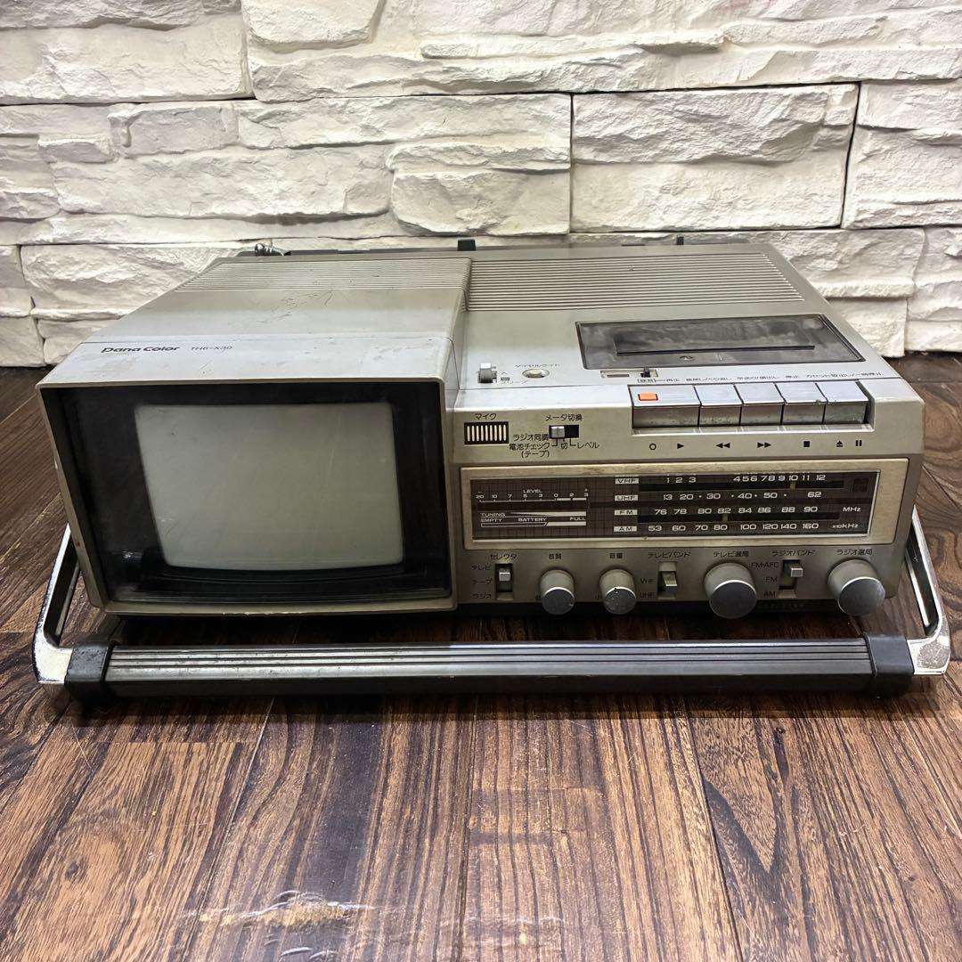 National TH6-X30 レトロラジオテレビ