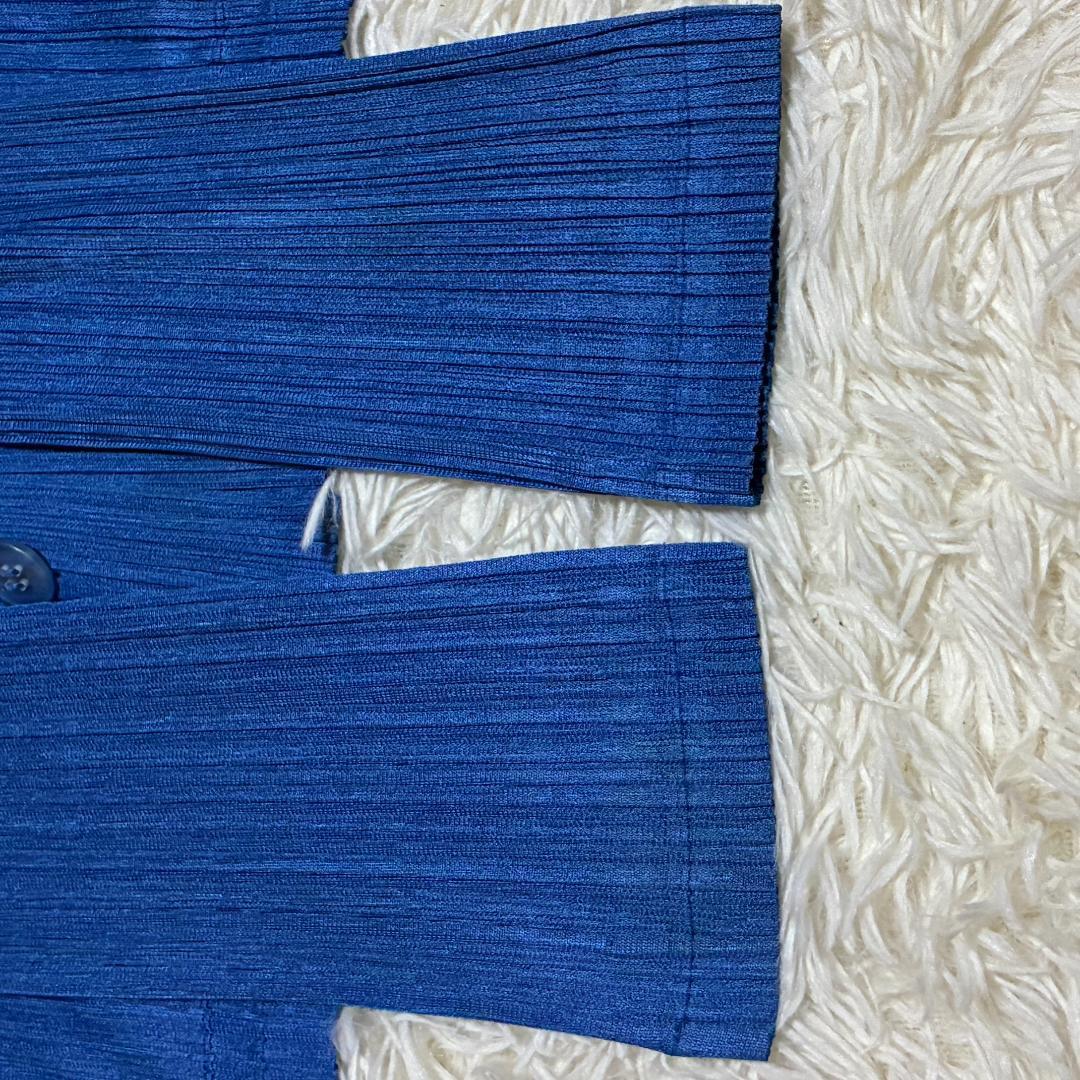 【美品】ISSEI　MIYAKE　プリーツプリーズ　長袖ジャケット　Lサイズ