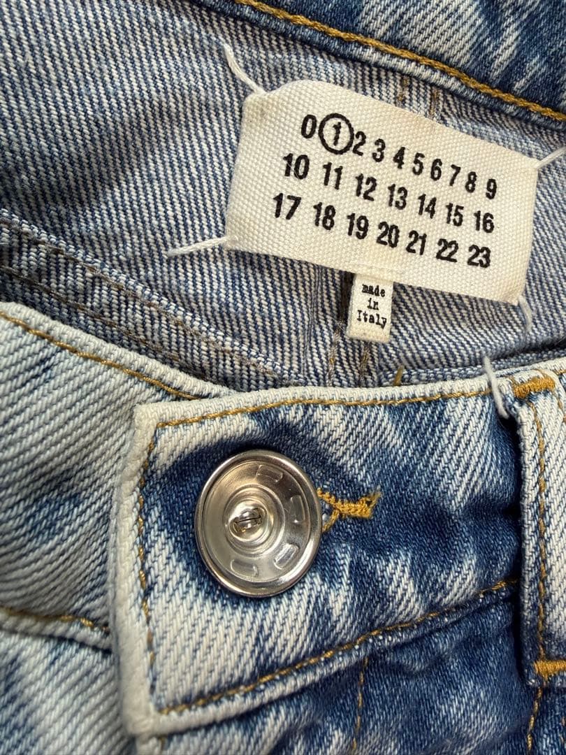 美品Maison Margiela メゾンマルジェラ カットアウト デニム38