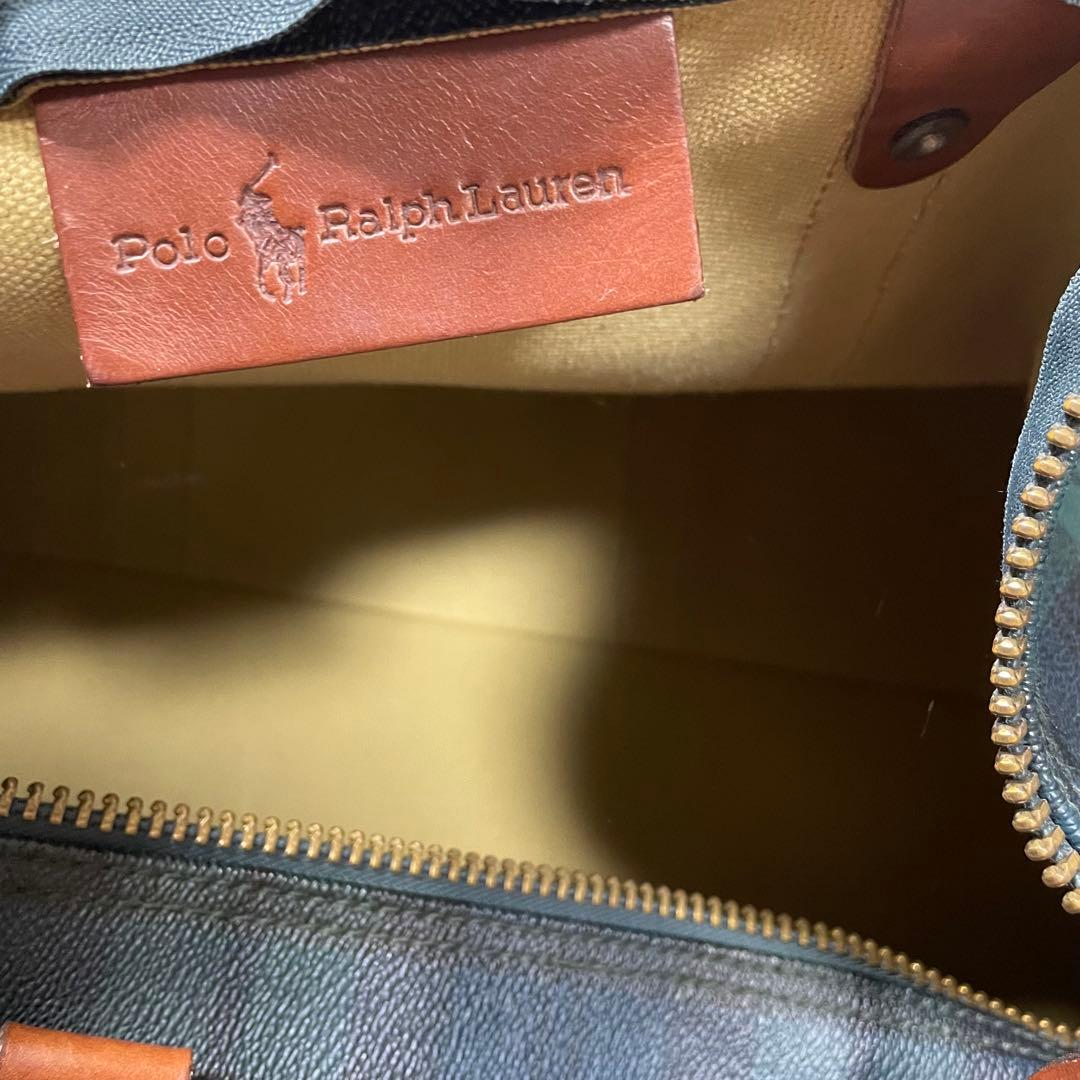 90s POLO Ralph Lauren ボストンバッグ　2way 鍵付　旅行