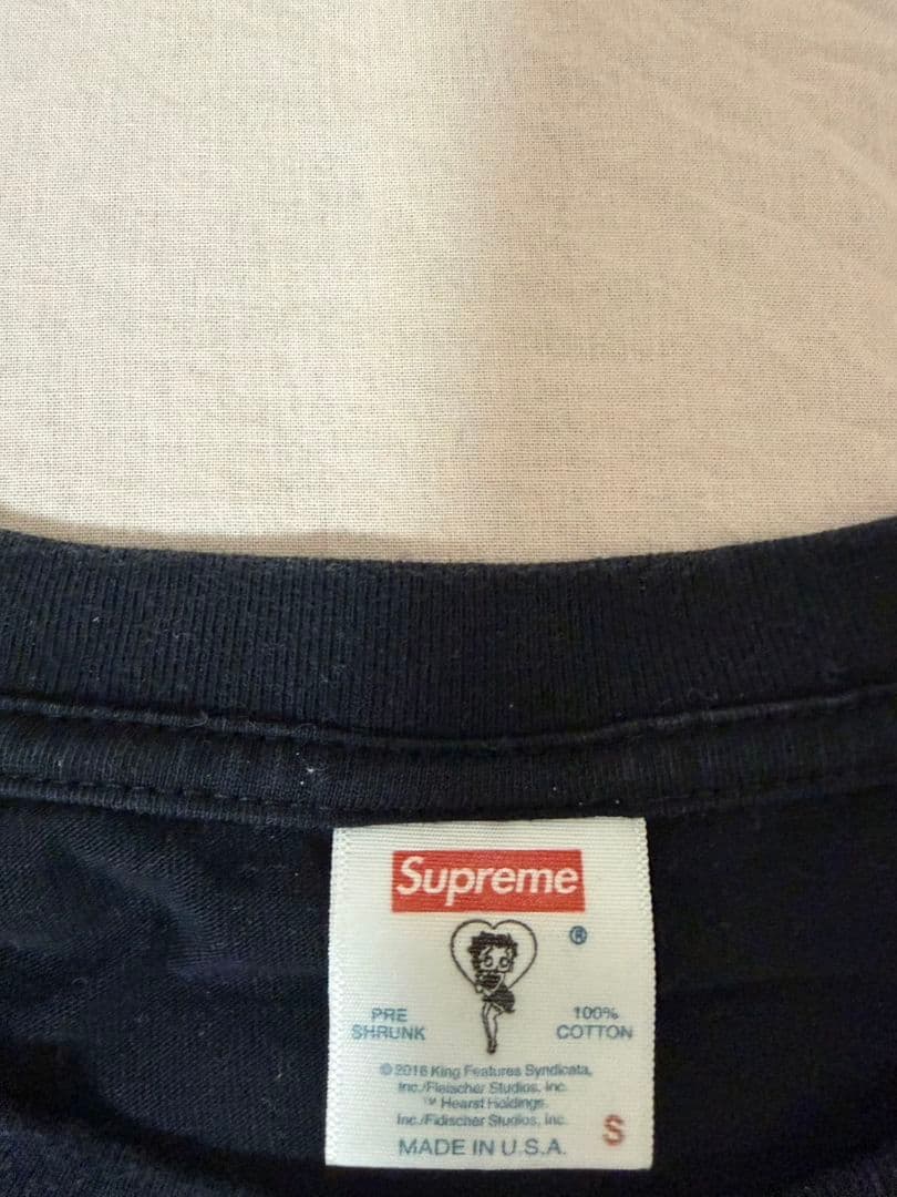 Supreme Betty Boop Tシャツ S ブラック