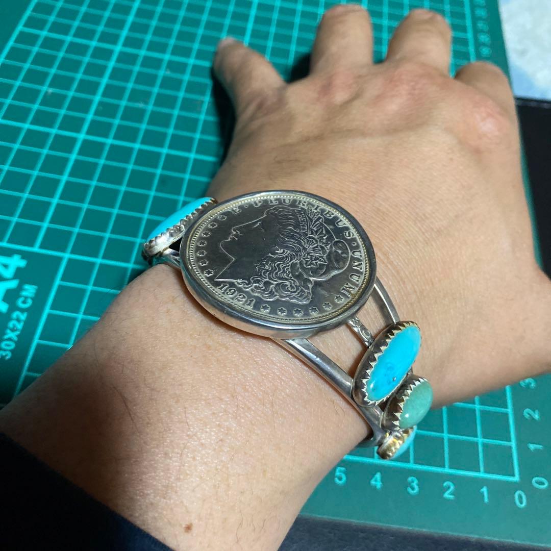 豆ちび　バングル　リバティ　ドル　silver 925