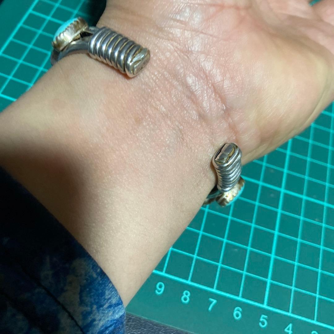 豆ちび　バングル　リバティ　ドル　silver 925