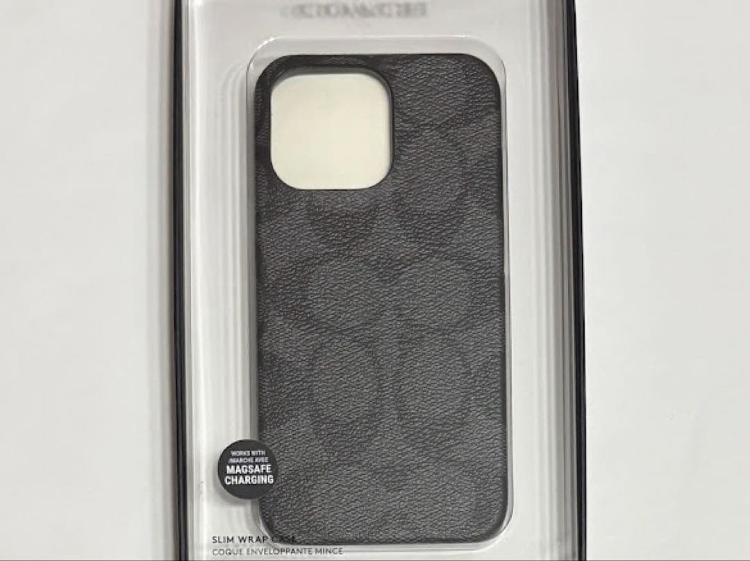 COACH iPhone13Pro ケース 黒