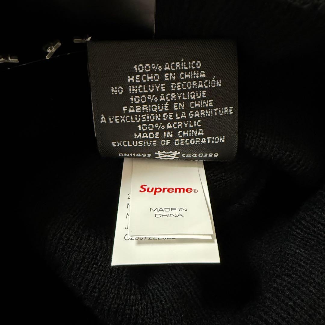 Supreme New Era S Logo Beanie ブラック 22aw