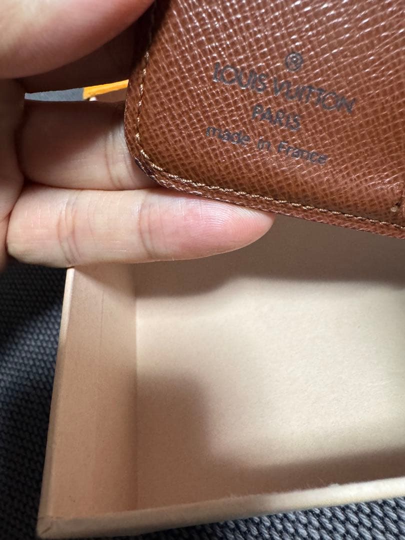 極美品　正規品　ルイヴィトン　コンパクトジップ　折財布　モノグラム
