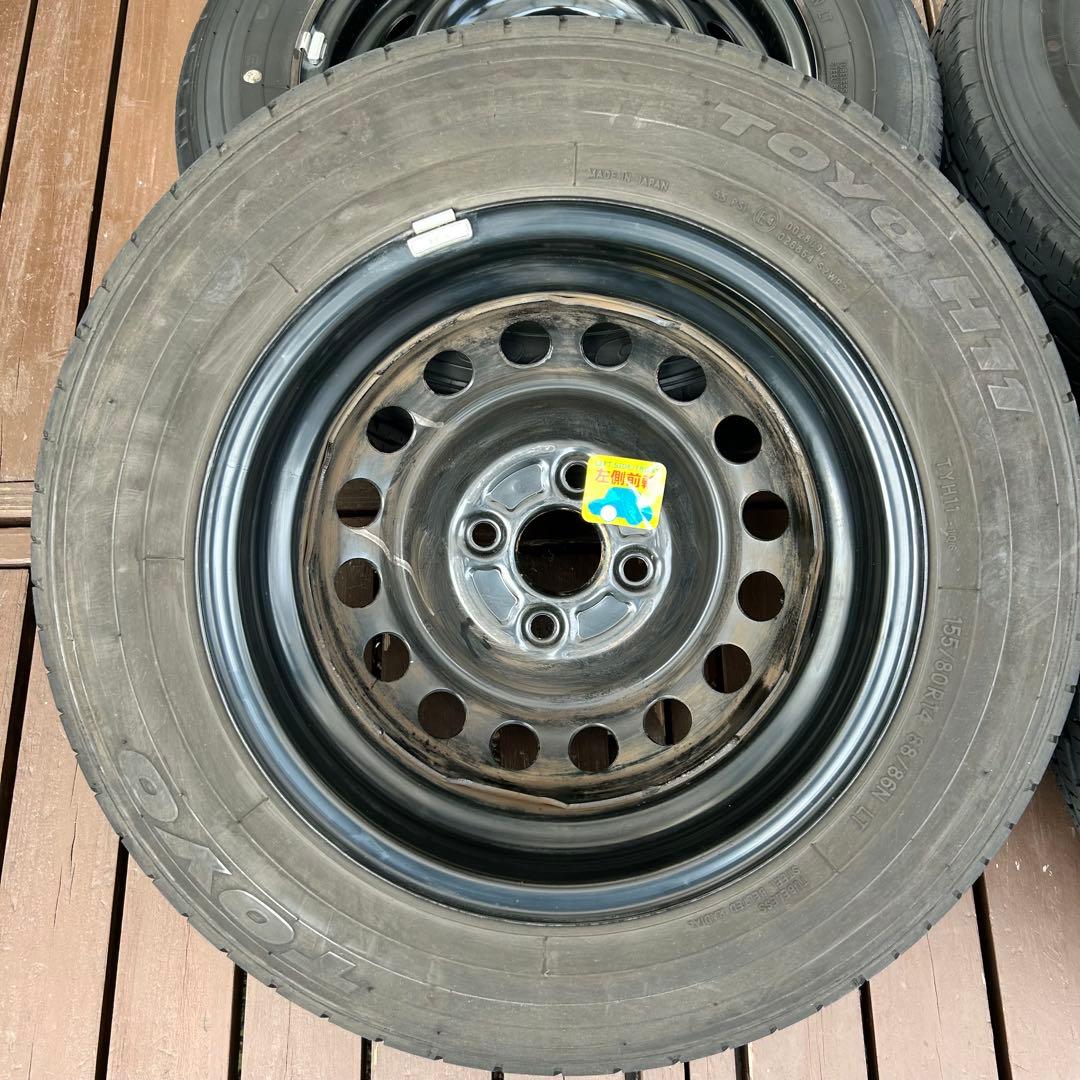 プロボックス純正 タイヤ ホイール　155/80R14 14インチ　PCD100