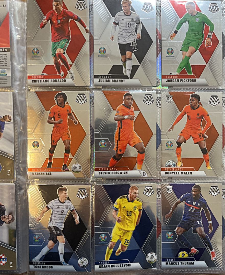 パニーニ　ユーロ　モザイクpanini ロナウドなど36枚セット