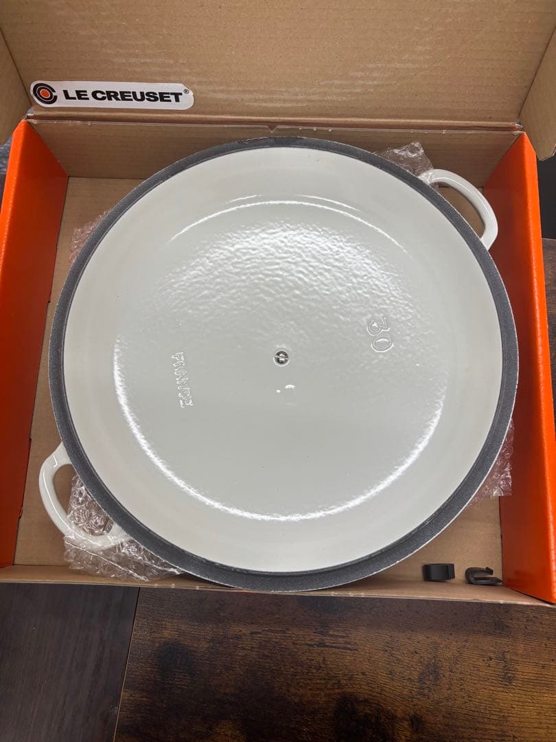 LE CREUSET 両手鍋 ホワイト 26cm