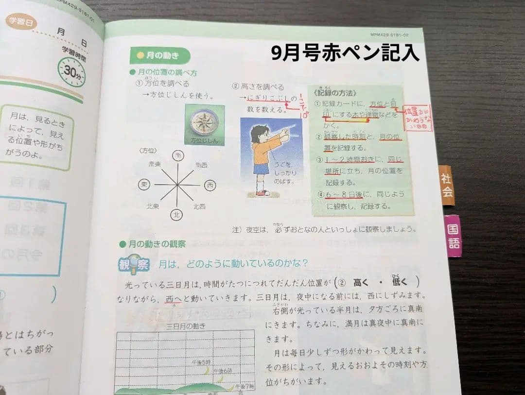 小4 Z会「エブリスタディ」4教科 10ヶ月分未記入セット＋おまけ6月号付