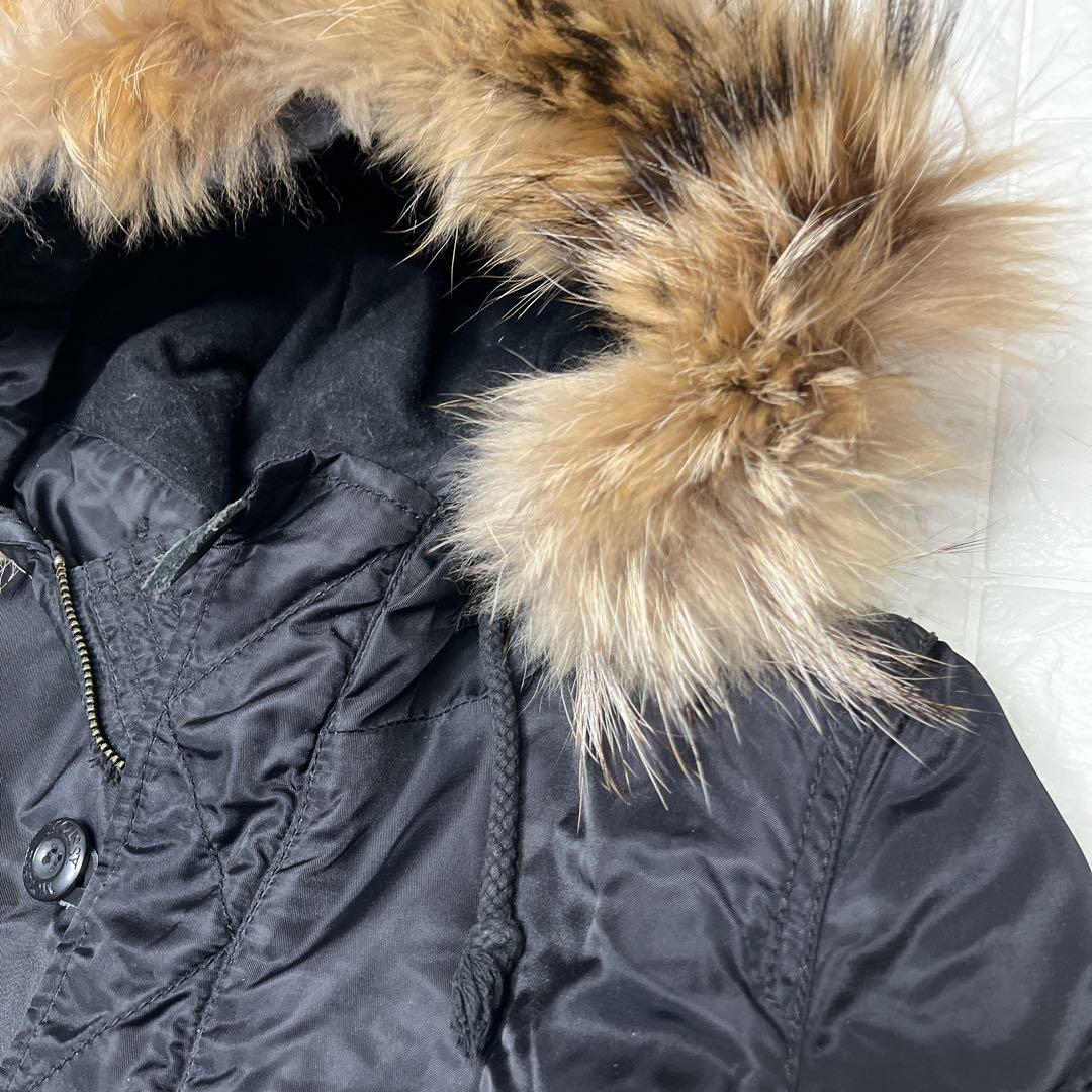 moussy ミリタリー モッズコート y2k リアルファー n3b