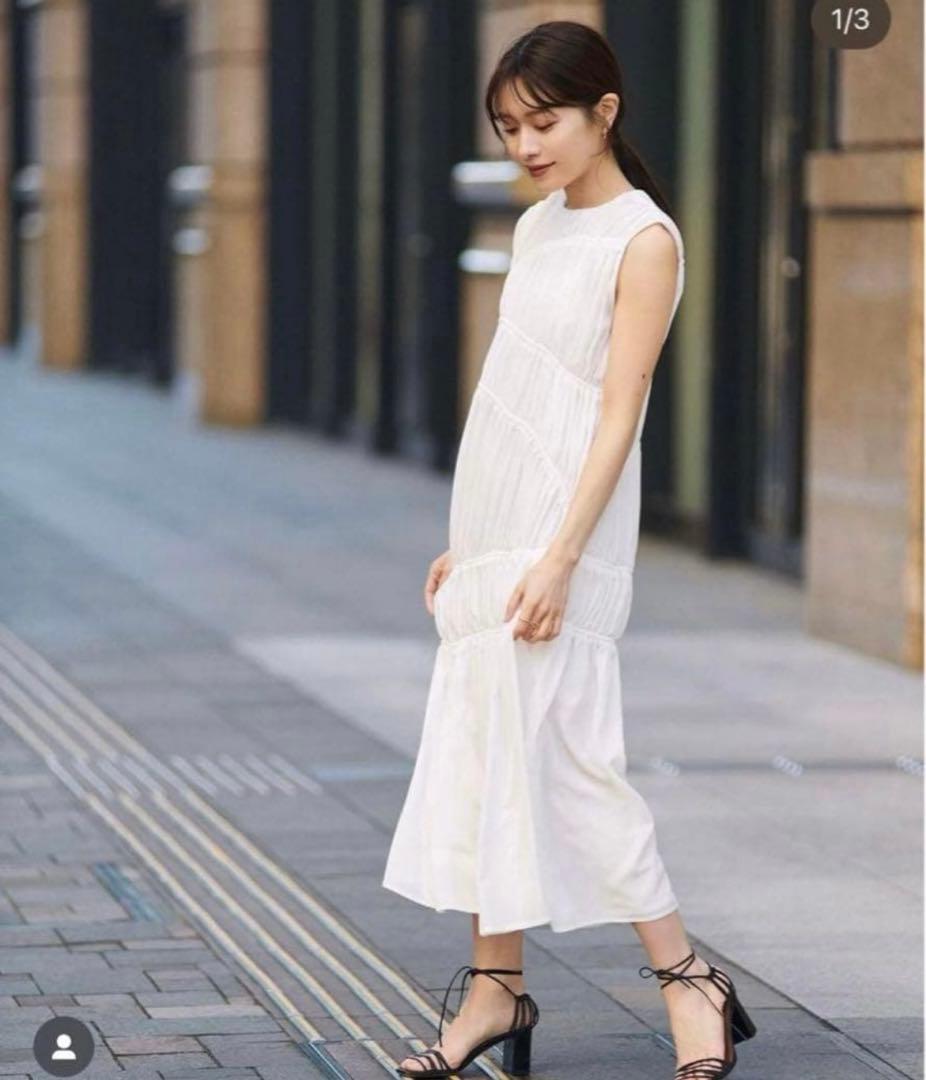 美品l’or Random Shirring Dress