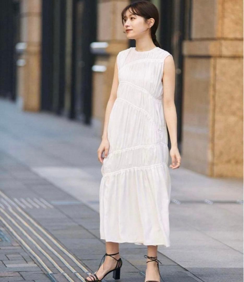 美品l’or Random Shirring Dress