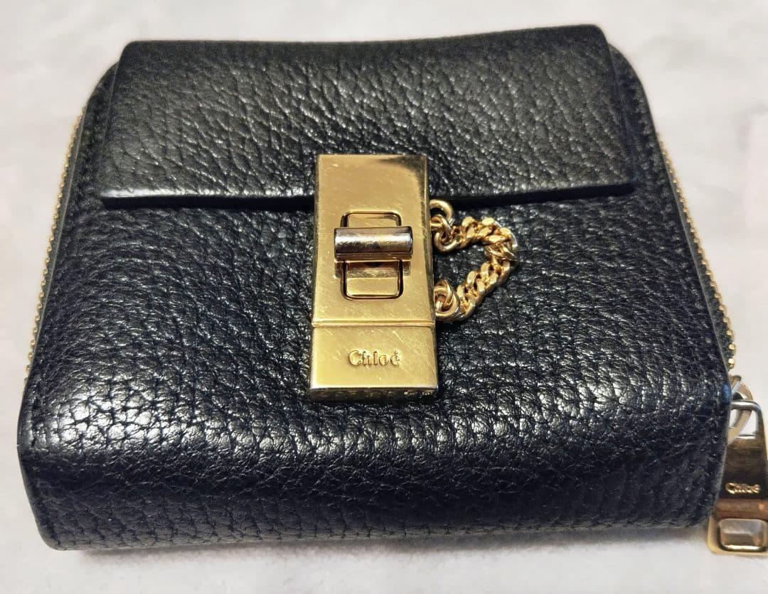 Chloe クロエ drew ドリュー コンパクトウォレット 二つ折り　財布