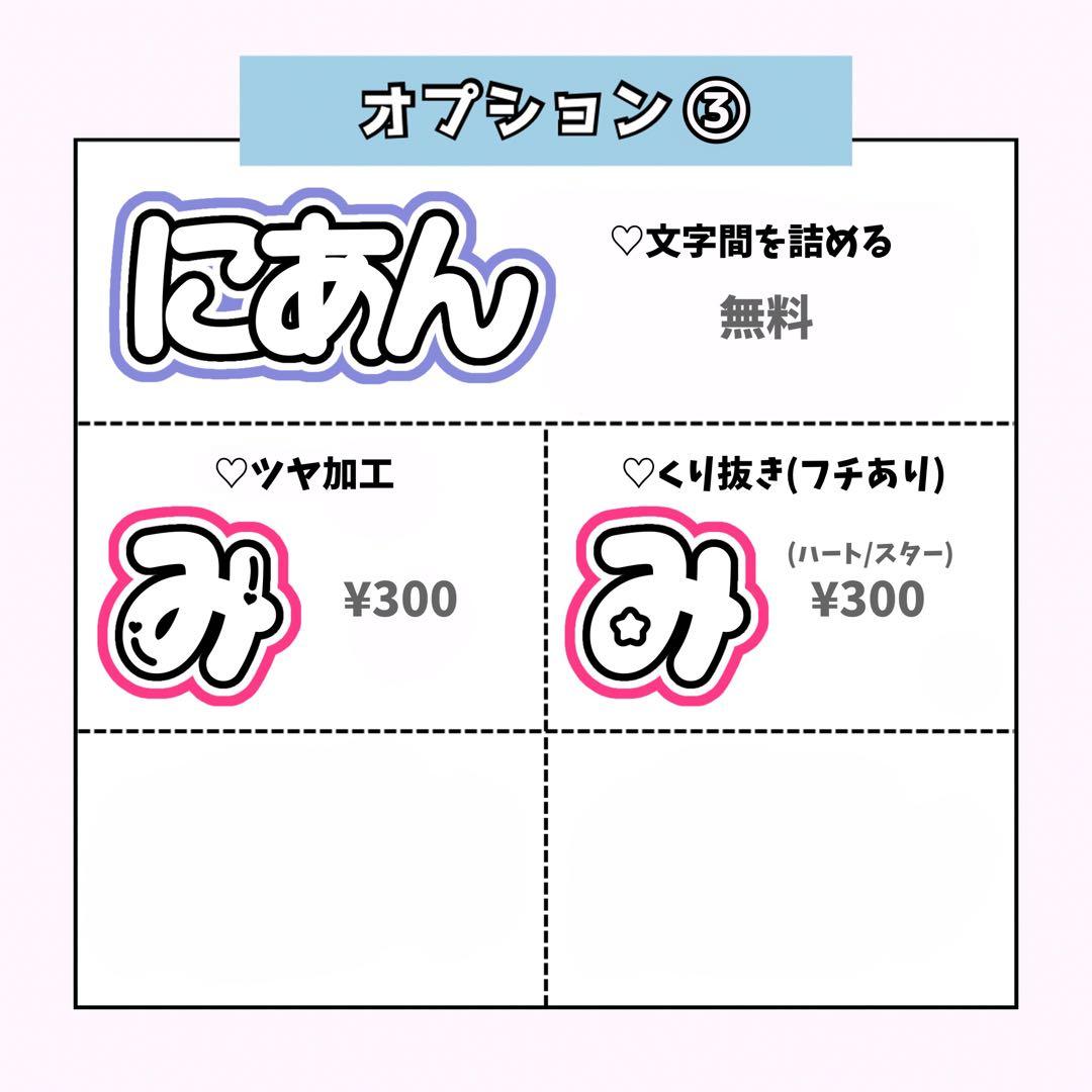 포⭐️ページ♡ネームボード うちわ文字 連結文字パネル オーダー