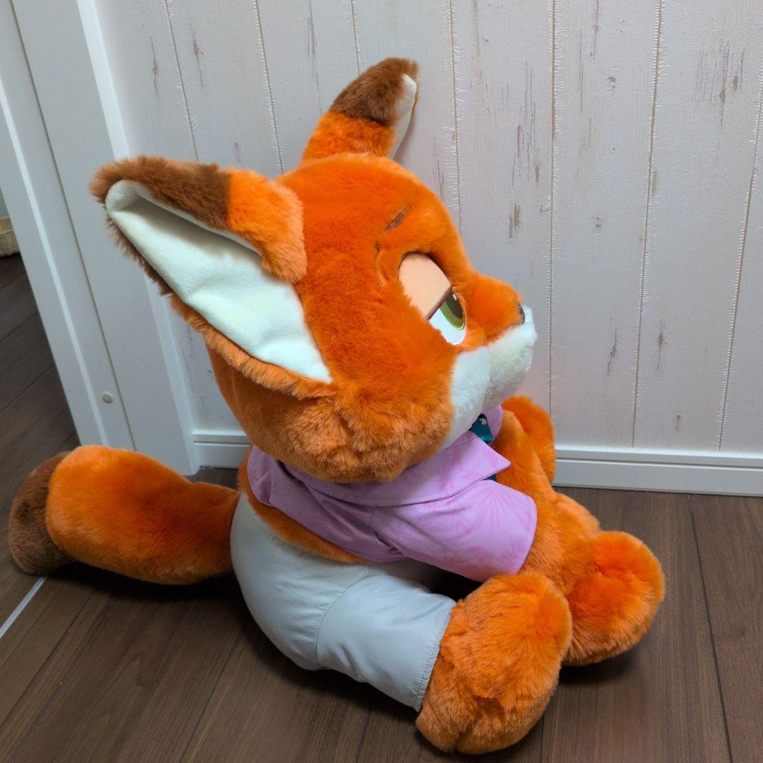 ズートピア　ニック　コストコ　ぬいぐるみ　ブランケット付き