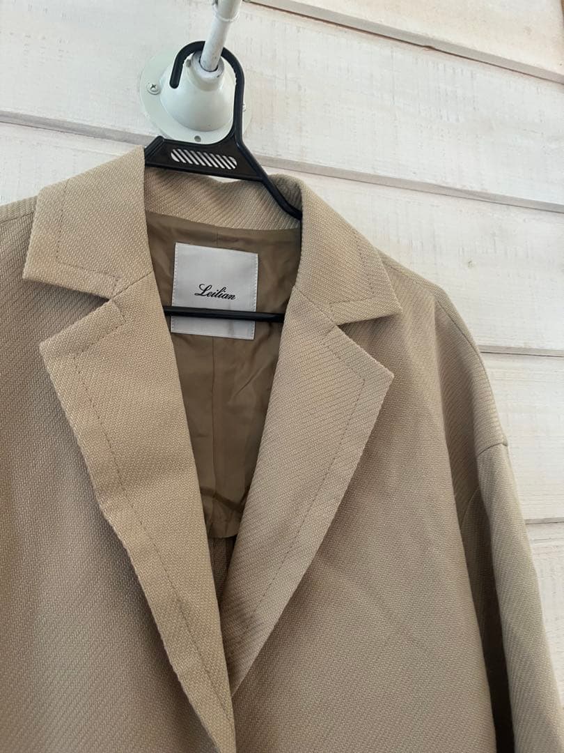 レリアンLeilian ベージュ コート 美品