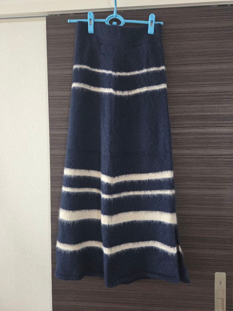 【andequal】 セットアップ nuance border knit