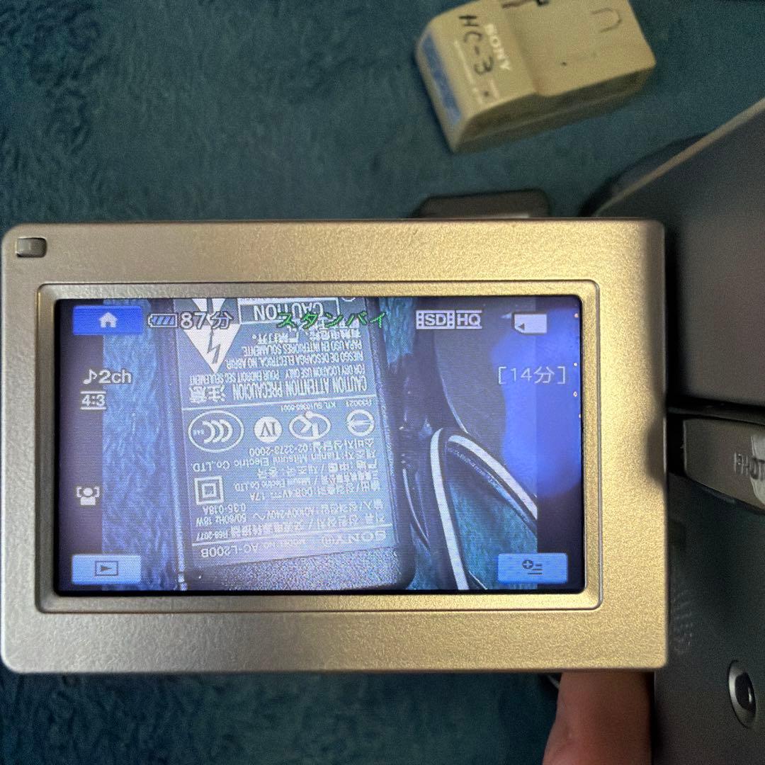 SONY HD HANDYCAM HDR-TG1 動作確認済 平成レトロ チタン