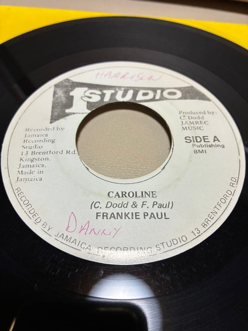 洋楽 FRANKIE PAUL CAROLINE