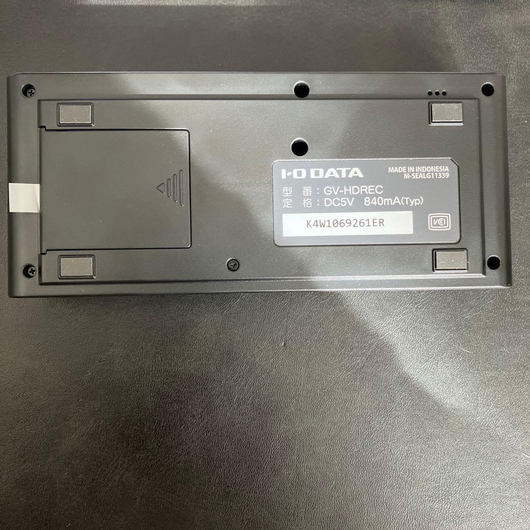 未使用品　I・O DATA GV-HDREC ハードウェアHDMIキャプチャー
