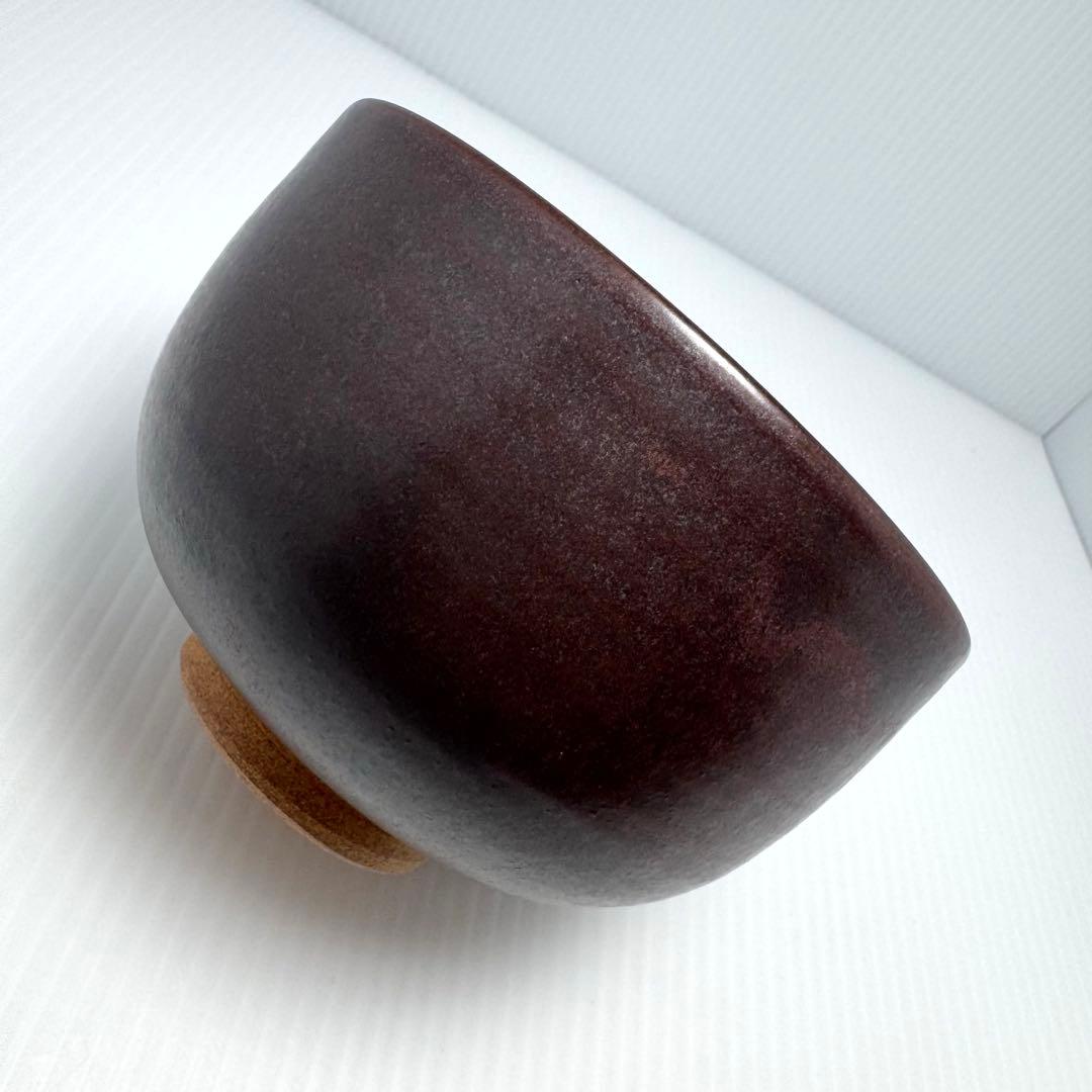 新品 薩摩焼 渓山窯 黒薩摩 茶盛 茶碗 抹茶椀 鹿児島 伝統工芸 共箱 説明書