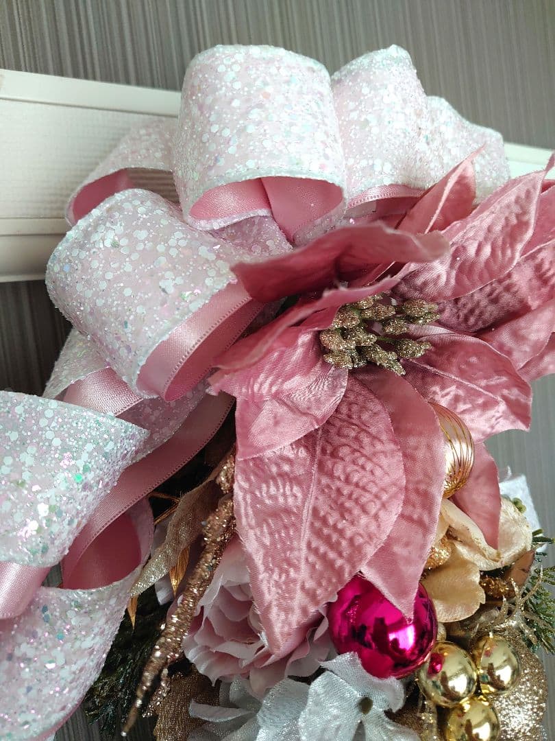 himeno様《縦型ガーランドスワッグ》 造花　アーティフィシャル　クリスマス