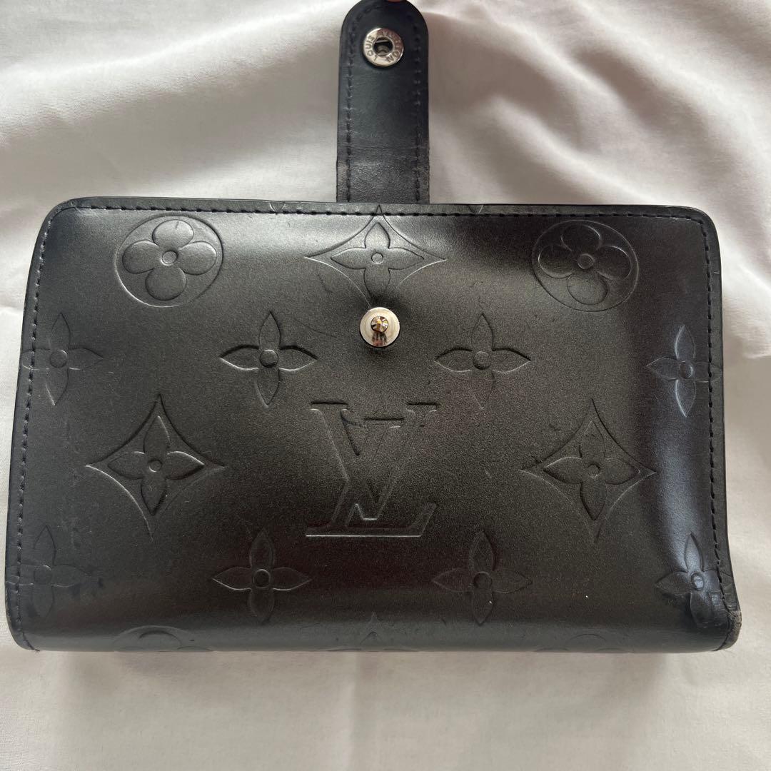 ルイヴィトン LOUIS VUITTON モノグラムマット がま口 折り財布
