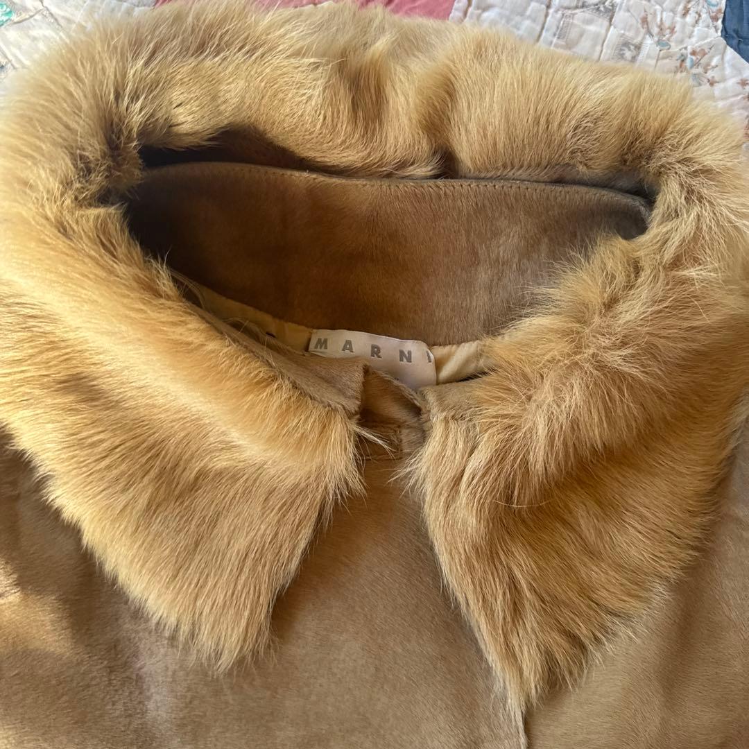 【MARNI】ヴィンテージ レザー100% レザーコート サイズ42 イタリア製