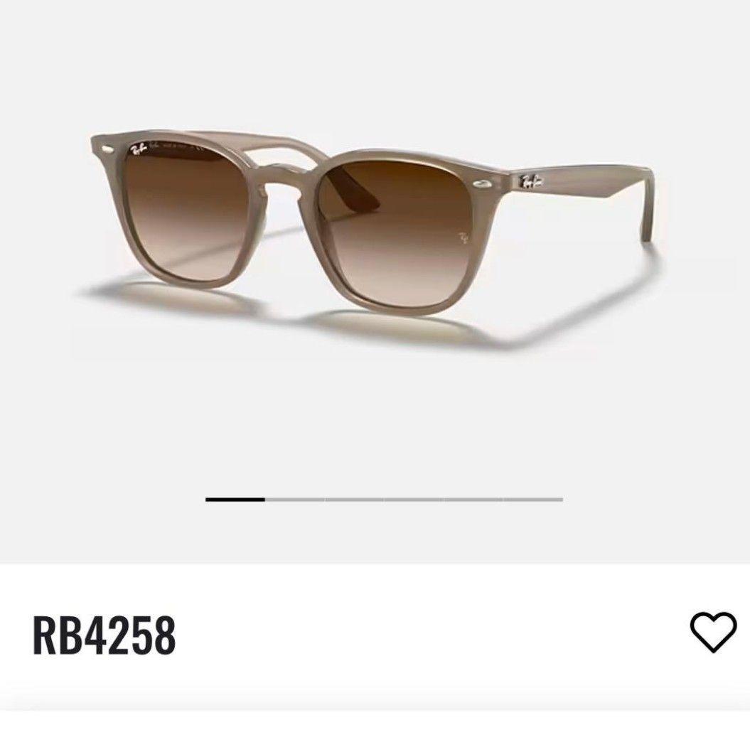 美品 レイバン RB4258Fアジアンフィット ウェリントン型 ユニセックス