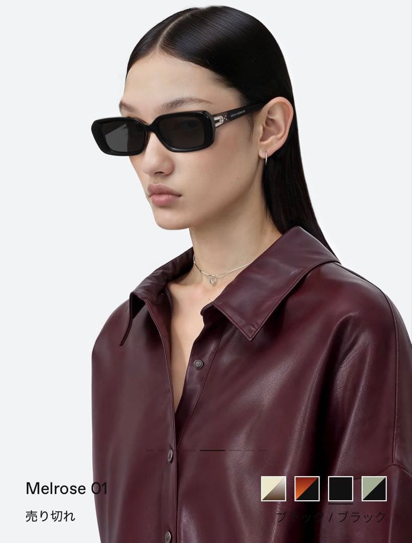 Gentle Monster Melrose 01 ブラック サングラス