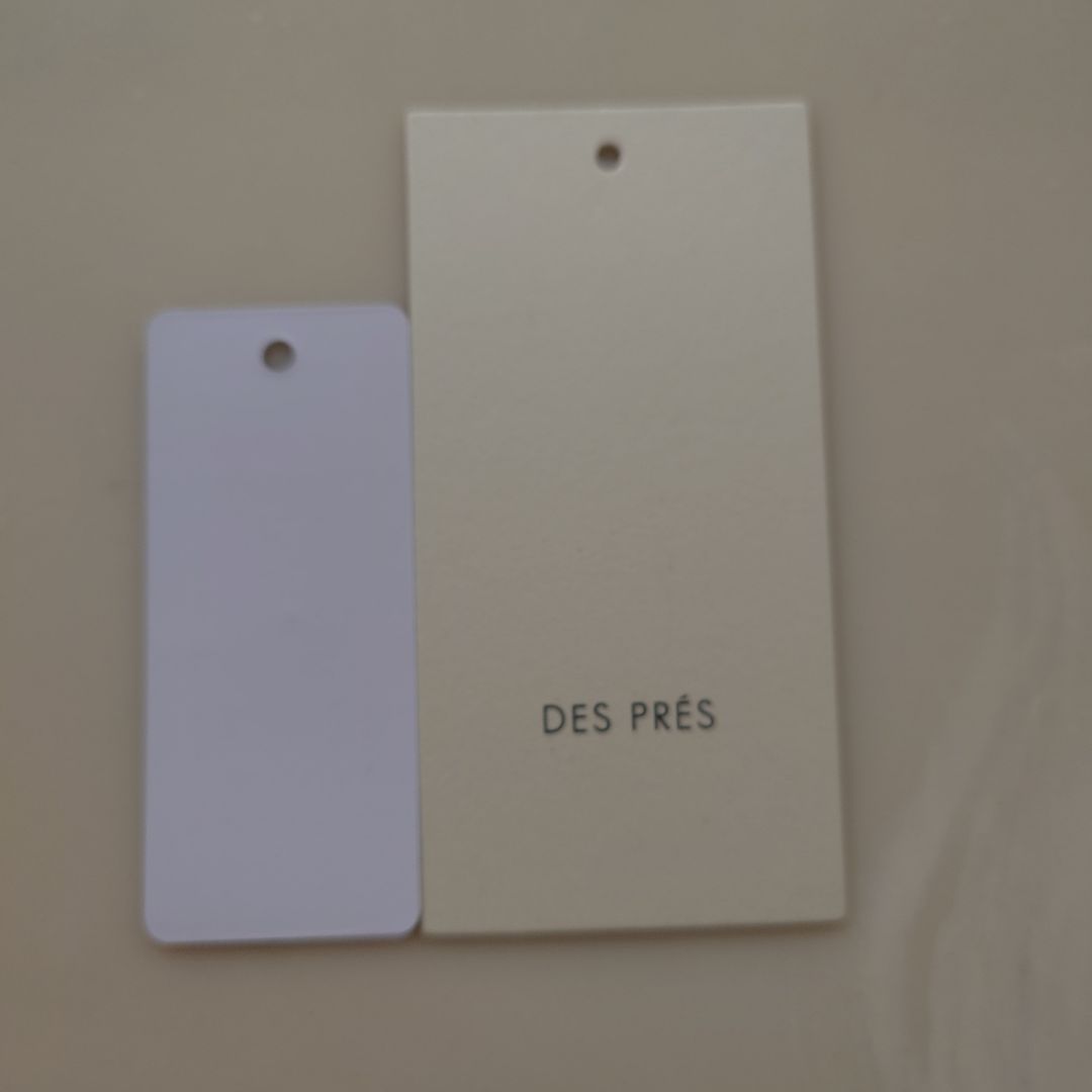 DES PRESS ブラック 34 ライトダブルクロス ノーカラージャケット