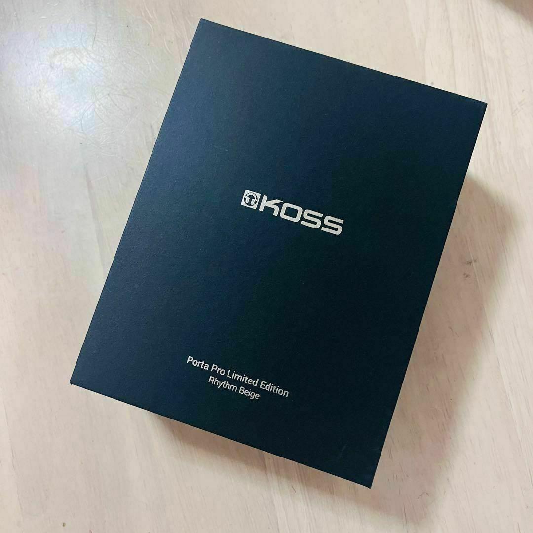 有線　限定版オンイヤーヘッドホン Koss Porta Pro　リズムベージュ