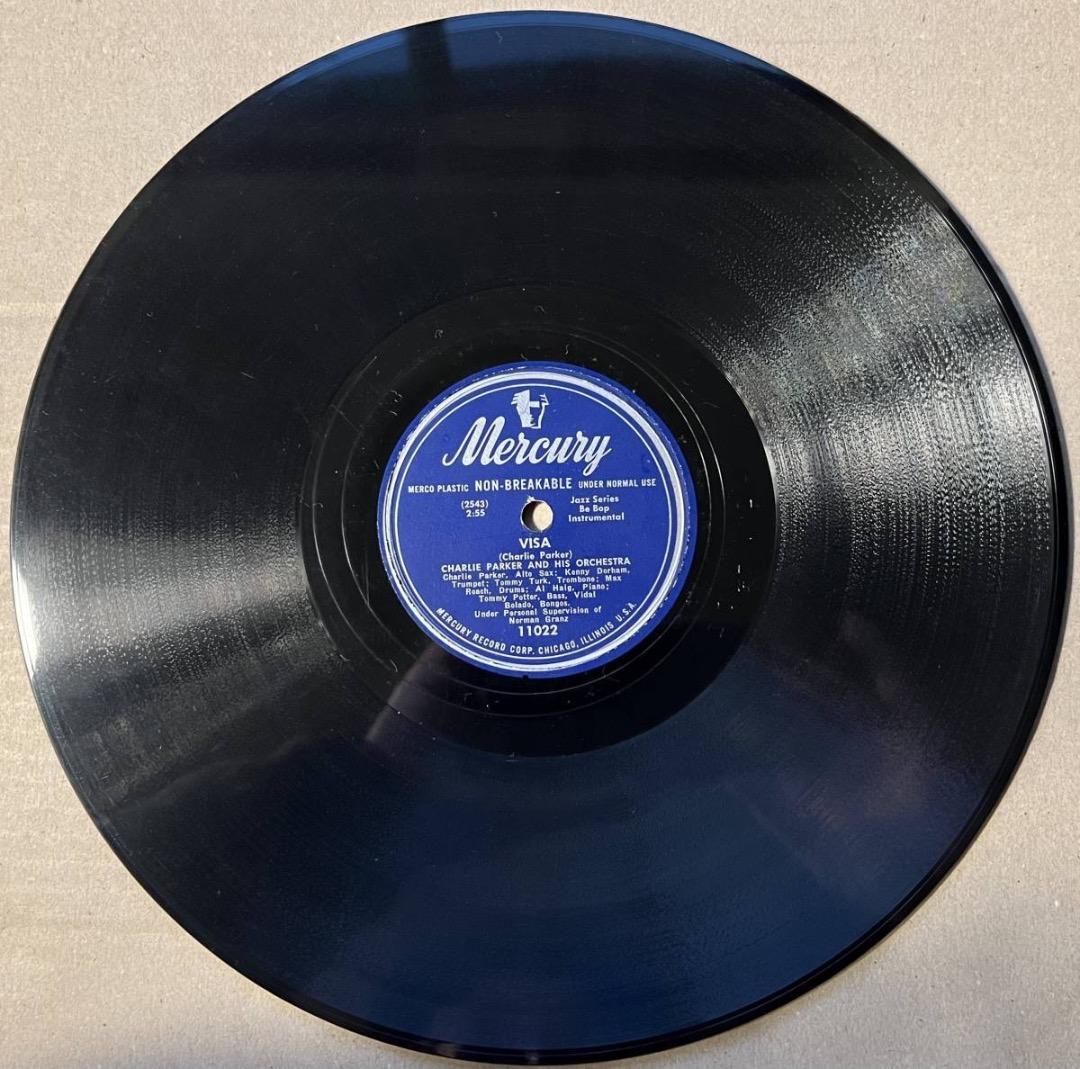 洋楽 CHARLIE PARKER MERCURY 78 Passport/ Visa