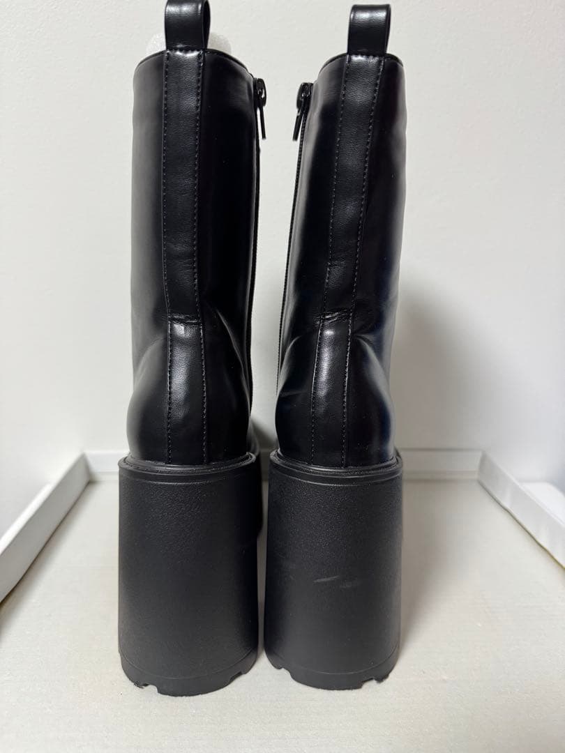 R&E 厚底ブーツ　Sサイズ レースアップ　美品