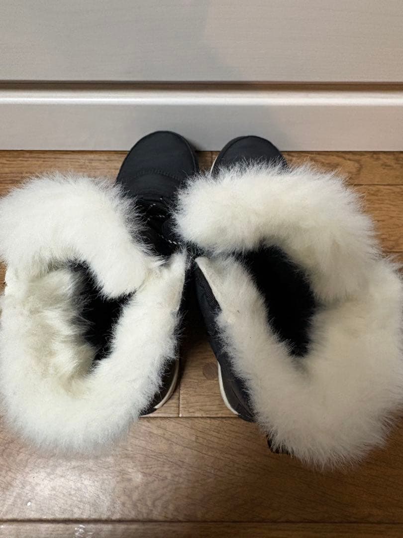 SOREL ブラック レースアップ ブーツ