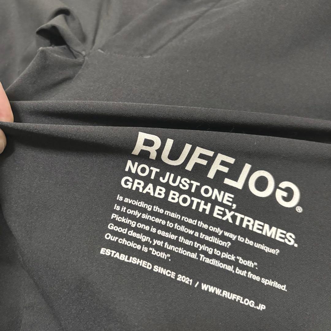 RUFFLOG ラフロッグ サイドポケット ストレッチパンツ 黒 XL