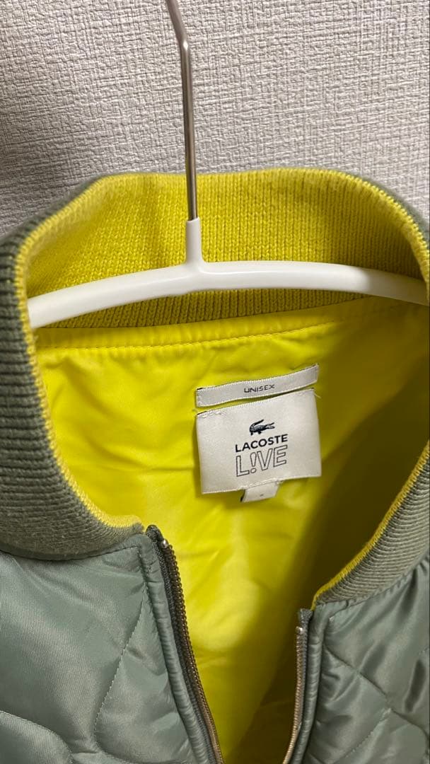 LACOSTE L!VE MA-1 キルティングジャケット リバーシブル